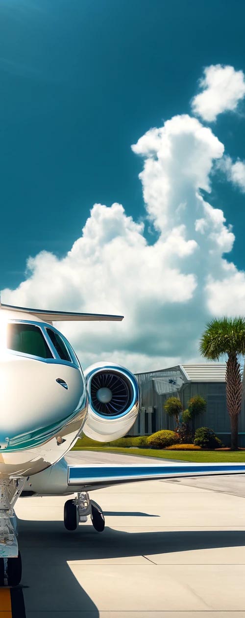 rent private plane south carolina